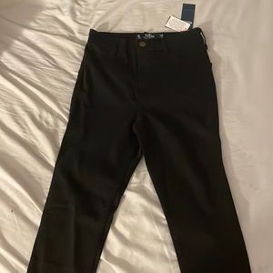 Black ultra high rise jean leggings size 3 short